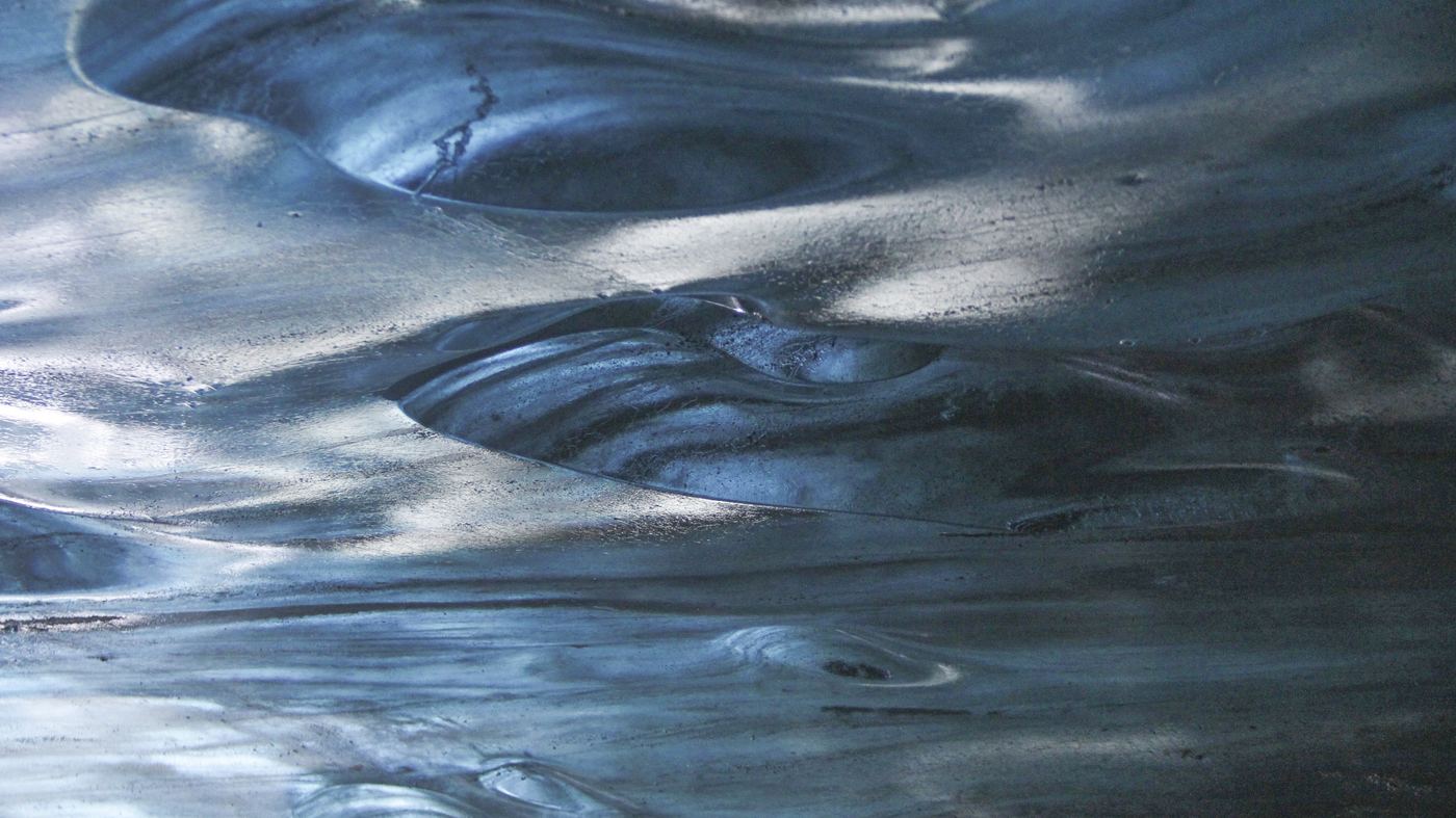 Abstract ice texture, Iceland